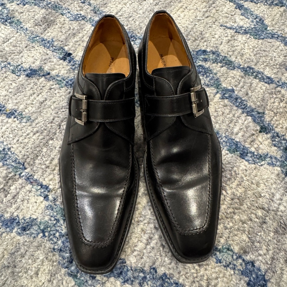 Magnanni Dress Shoes, Black, US M13